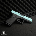 GLOCK 19 GEN 5 9MM PISTOL- TIFFANY BLUE SLIDE 2 GLOCK 19 GEN 5 9MM PISTOL- TIFFANY BLUE SLIDE
