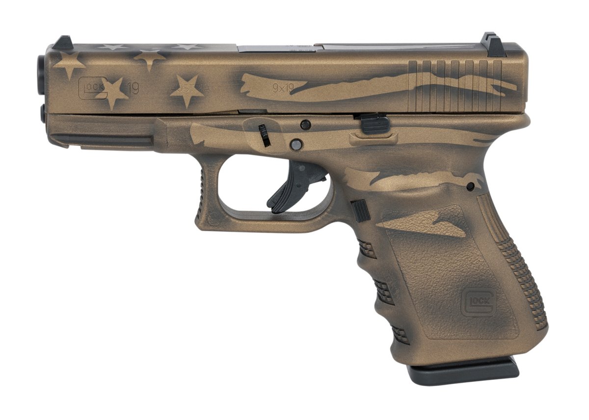 Glock 19 Gen 3 - BBBWFLAG - 9MM PISTOL - PI1950204BBBWFLAG