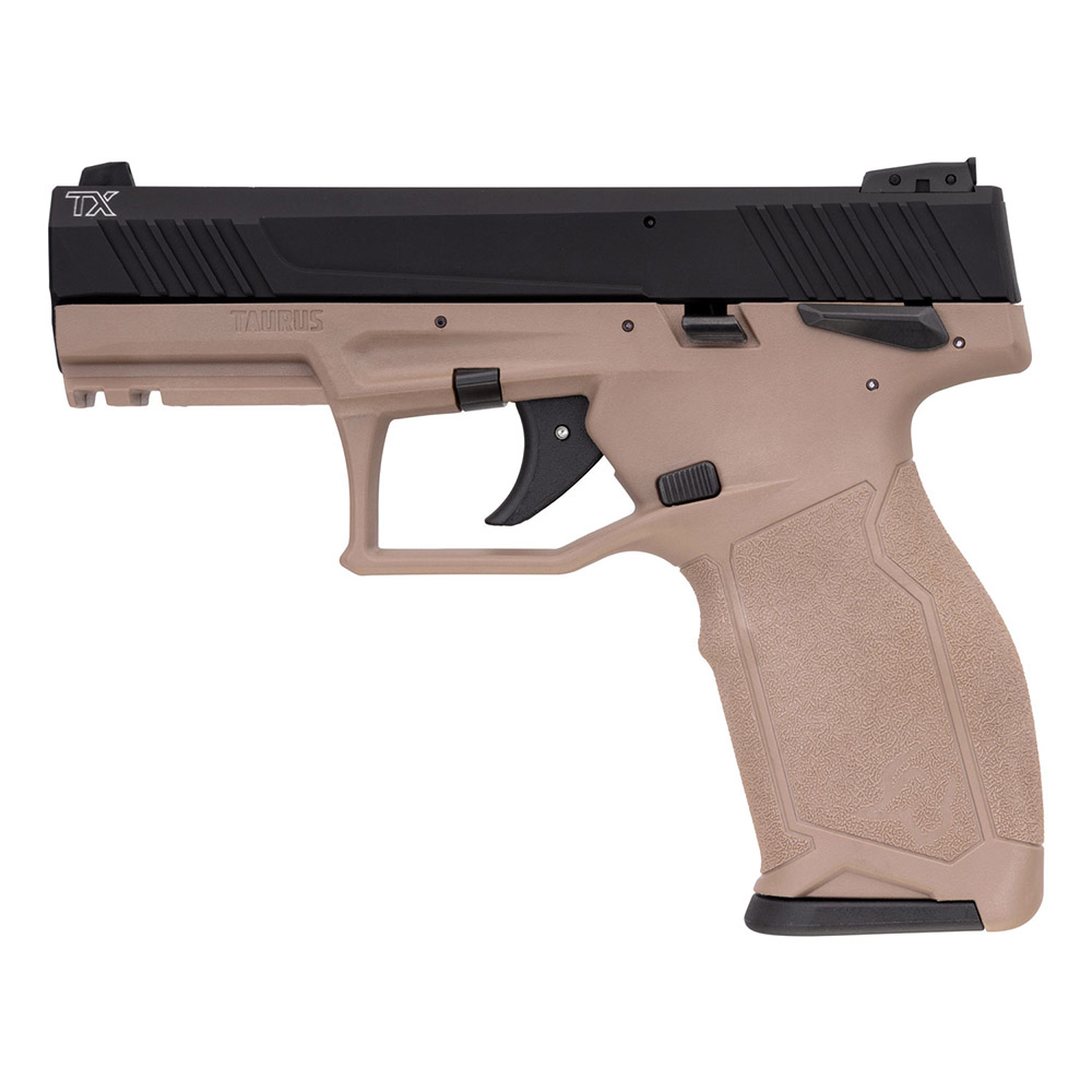 TAURUS TX22 - FDE/BLK 22LR Pistol - 1-TX22141F