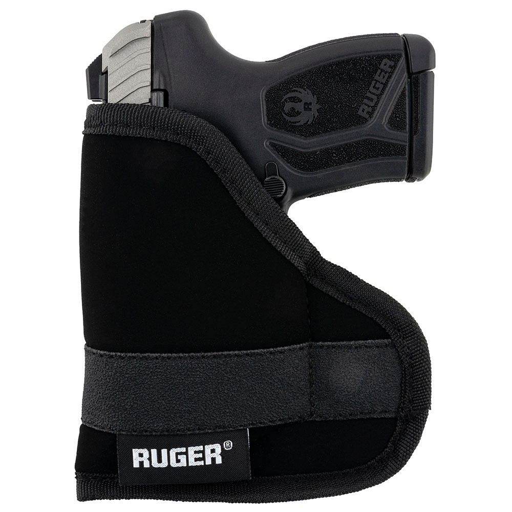 RUGER LCP MAX - BLK/SS - 380 ACP Pistol in holster