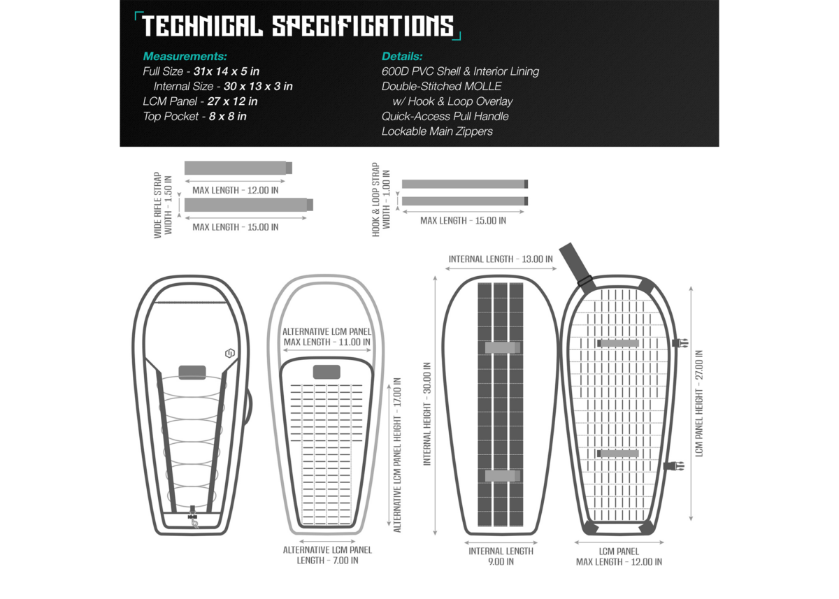 SAVIOR COFFIN T.G.B CASE - COVERT - 30"