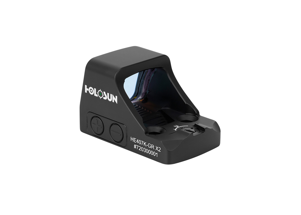 Holosun HE407K X2 Black Anodized 1x 6 MOA Green Dot Reticle