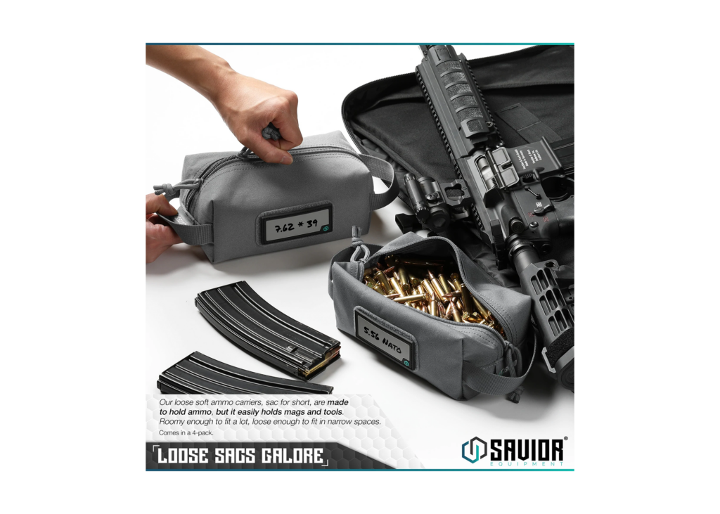 Savior Equipment Loose Sac Soft Ammo Carrier 4 Pack