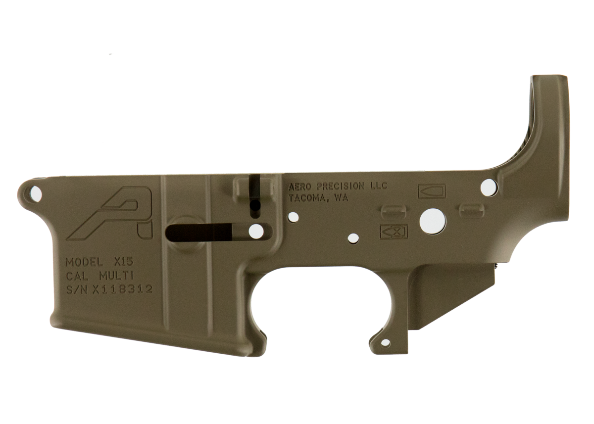 Aero Precision Gen 2 Receiver Multi-Caliber with Mil Spec Dimensions for AR-15 - FDE