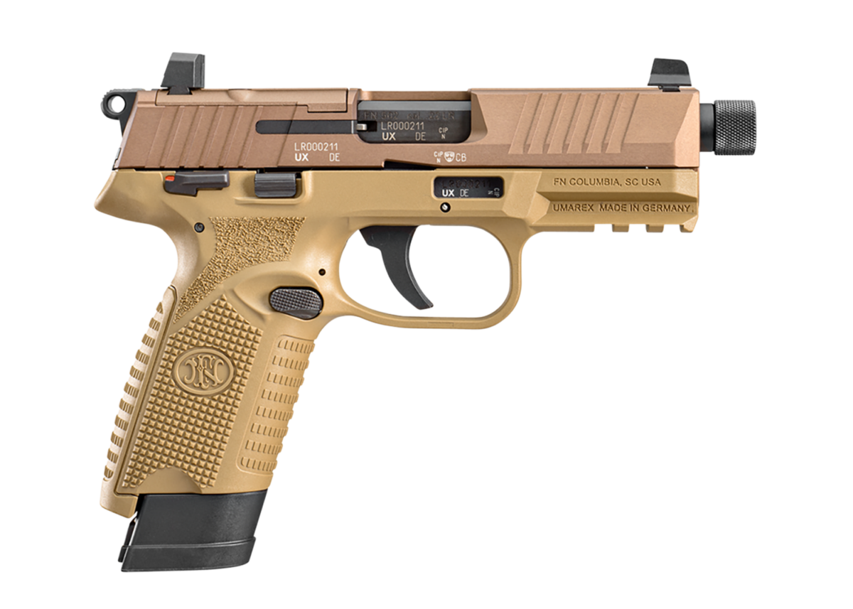 FN 502 Tactical FDE .22LR Pistol - 66101006