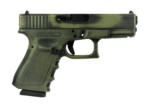 Glock G19 Gen 3 Distressed Bazooka Green 9MM Pistol - GLPI19502BGD 2 Glock G19 Gen 3 Distressed Bazooka Green 9MM Pistol - GLPI19502BGD