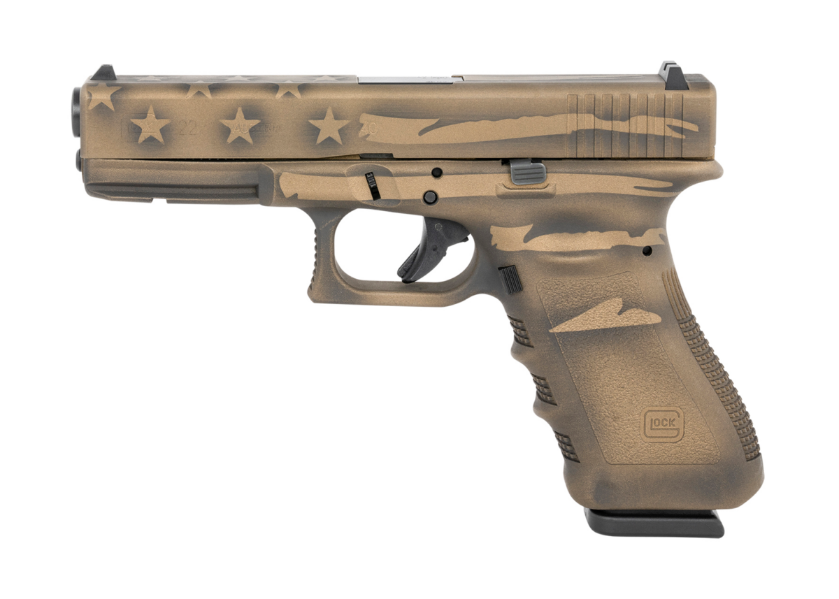 Glock G22 Gen 3 BBBWFLAG 40 S&W Pistol - PI2250204BBBWFLAG 1 Glock G22 Gen 3 BBBWFLAG 40 S&W Pistol