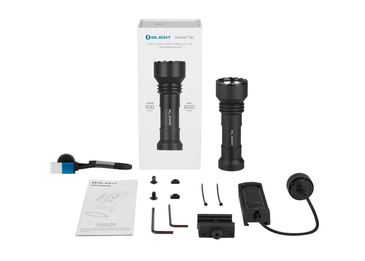 Olight Javelot Tac WML Rail Mount Light (Picatinny or M-Lok Rail) - Picatinny