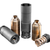 Rugged Obsidian 9 Suppressor 2 RUGGED SUPPRESSOR OBS0009 Obsidian 9 9mm Luger Black Cerakote Suppressor