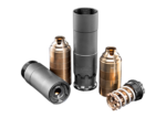 Rugged Obsidian 9 Suppressor 2 RUGGED SUPPRESSOR OBS0009 Obsidian 9 9mm Luger Black Cerakote Suppressor