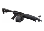 RWB AR-15 - .223/5.56 - 100RD Dual Drum Magazine (Black or Desert Tan) 4 RWB AR-15 - .223/5.56 - 100RD Dual Drum Magazine (Black or Desert Tan) - Black