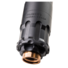 Rugged Obsidian 45 Suppressor 3 Rugged Suppressor OBS0145 Obsidian45 45 ACP Black Cerakote Stainless Steel Suppressor