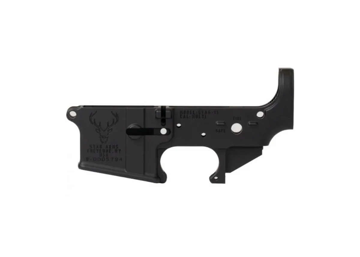 STAG 15 STRIPPED LOWER RECEIVER with Mil Spec Dimensions for AR-15