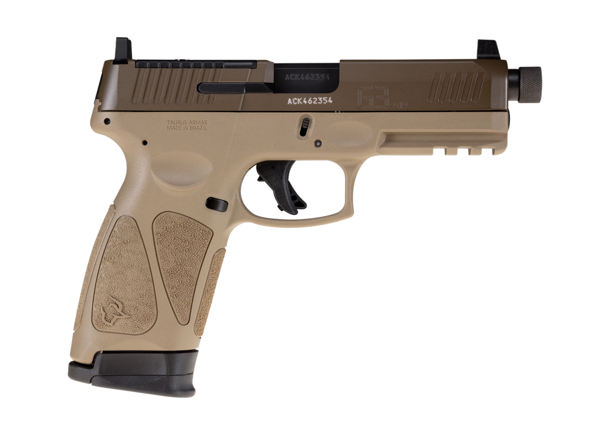 Taurus G3 Toro Tactical FDE/Patriot Brown 9mm Pistol - 1G3P941TAC