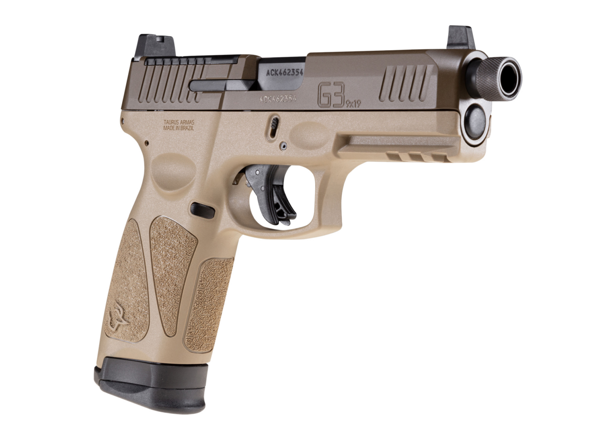 Taurus G3 Toro Tactical FDE/Patriot Brown 9mm Pistol - 1G3P941TAC