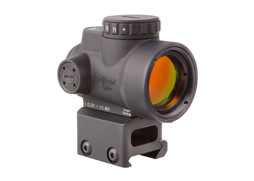 watchdogtactical watchdog wdtactical wdt Trijicon 2200005 MRO Black Hardcoat Anodized 1x 25mm 2 MOA Illuminated Adjustable Red LED Dot Reticle