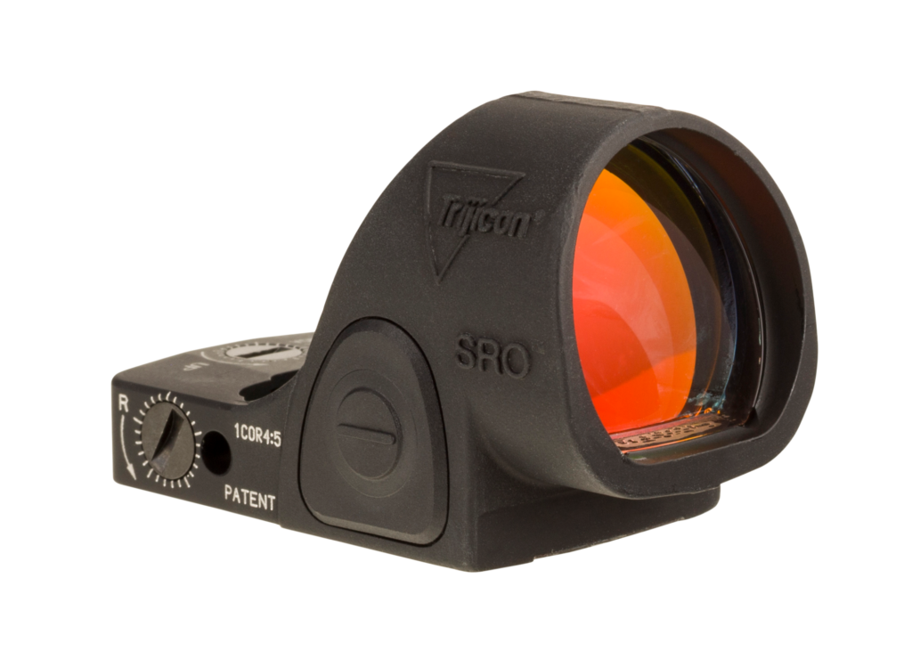 watchdogtactical watchdog wdtactical wdt Trijicon 2500002 SRO Matte Black 1x 2.5 MOA Illuminated Adjustable Red LED Dot Reticle