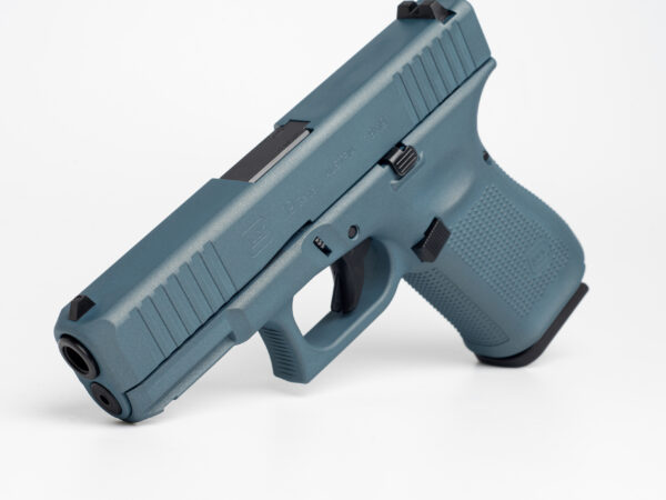 GLOCK 19 GEN 5 9MM PISTOL- BLUE TITANIUM SLIDE & LOWER