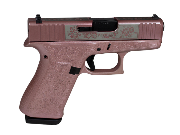 Glock 43X - "Glock & Roses" - 9MM Pistol - GLPX4350201GR