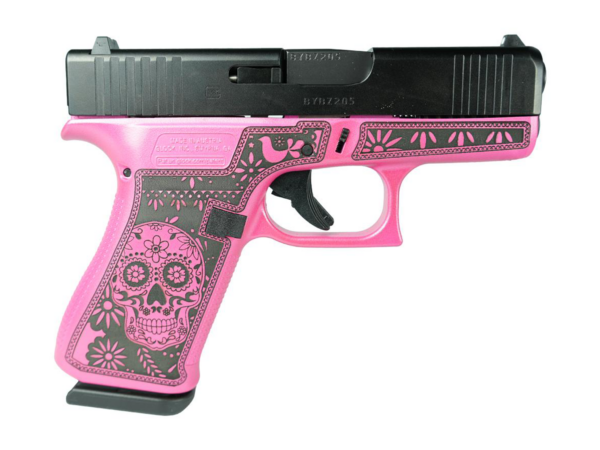 Glock 43X "Pink Pearl Sugar Skull Medusa" - 9MM PISTOL - GLPX4350201SKP