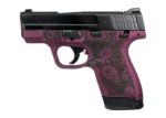 Smith & Wesson M&P Shield 9 2.0 (Thumb Safety) - Black Cherry Paisley - 9mm Pistol - SW11806PBC