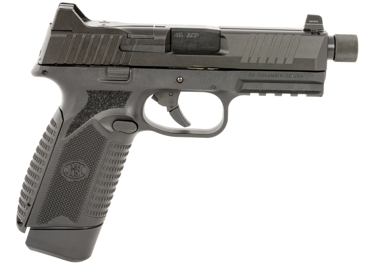 FN 545 Tactical - BLK - 45ACP Pistol - 66101383