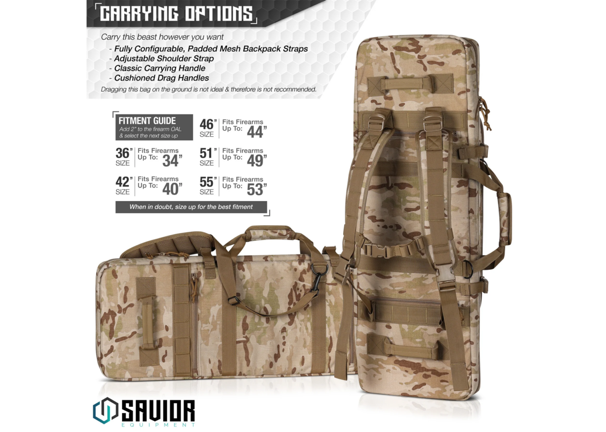 SAVIOR URBAN WARFARE - MULTICAM RIFLE CASE - 36"/42"