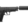 SilencerCo Omega 9K Suppressor Black 5 SilencerCo SU1544 Omega 9K 9mm Black Cobalt Stainless Steel Suppressor