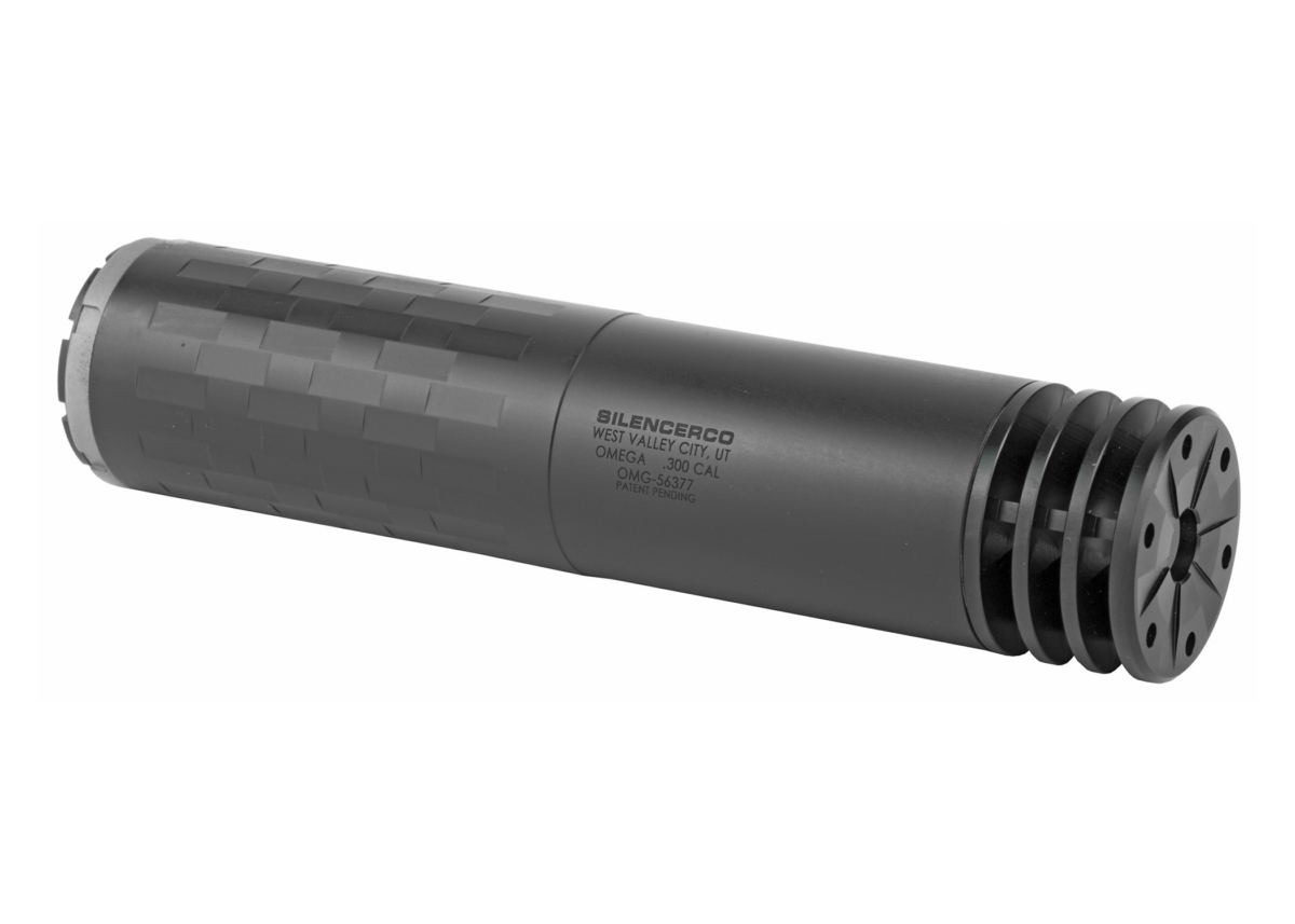 SilencerCo SU2281 Omega 30 Cal (7.62) Black Titanium/Stainless Steel Suppressor