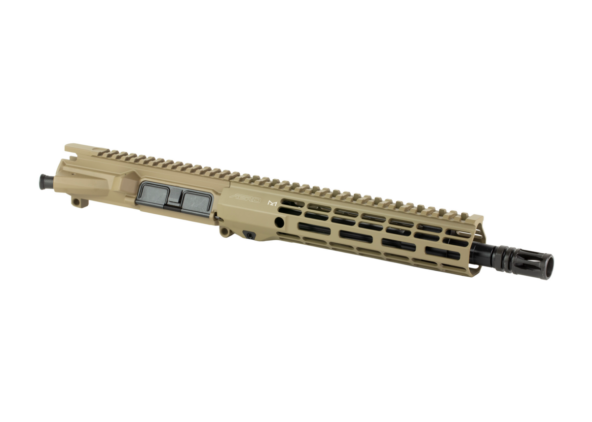 Aero Precision M4E1-T AR15 Upper - FDE - 223 Remington/556NATO - 10.5" Barrel