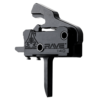 Rise Armament Rave 140 Flat AR Trigger - Black or Red - Black