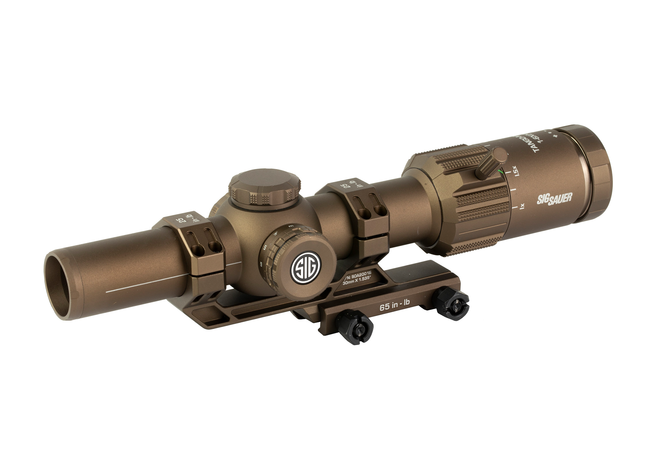 SIG SAUER Tango-MSR 1-6x24mm Rifle Scope in Coyote Brown