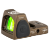 Trijicon RMR Type 2 1x 3.25 MOA Red LED Dot Reticle (BLACK/FDE/COYOTE/ODG) - FDE
