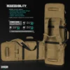 Savior Equipment Specialist Double Case 42" Rifle Case 4 Savior Equipment Specialist Double Case - 42" Rifle Case - FDE