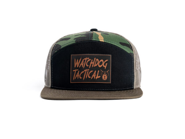 Watchdog Tactical Patch Snapback Hat Multicam & Black