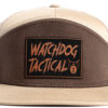 Watchdog Tactical Patch Snapback Hat Tan & Brown 6 Watchdog Tactical Patch Snapback Hat- Tan