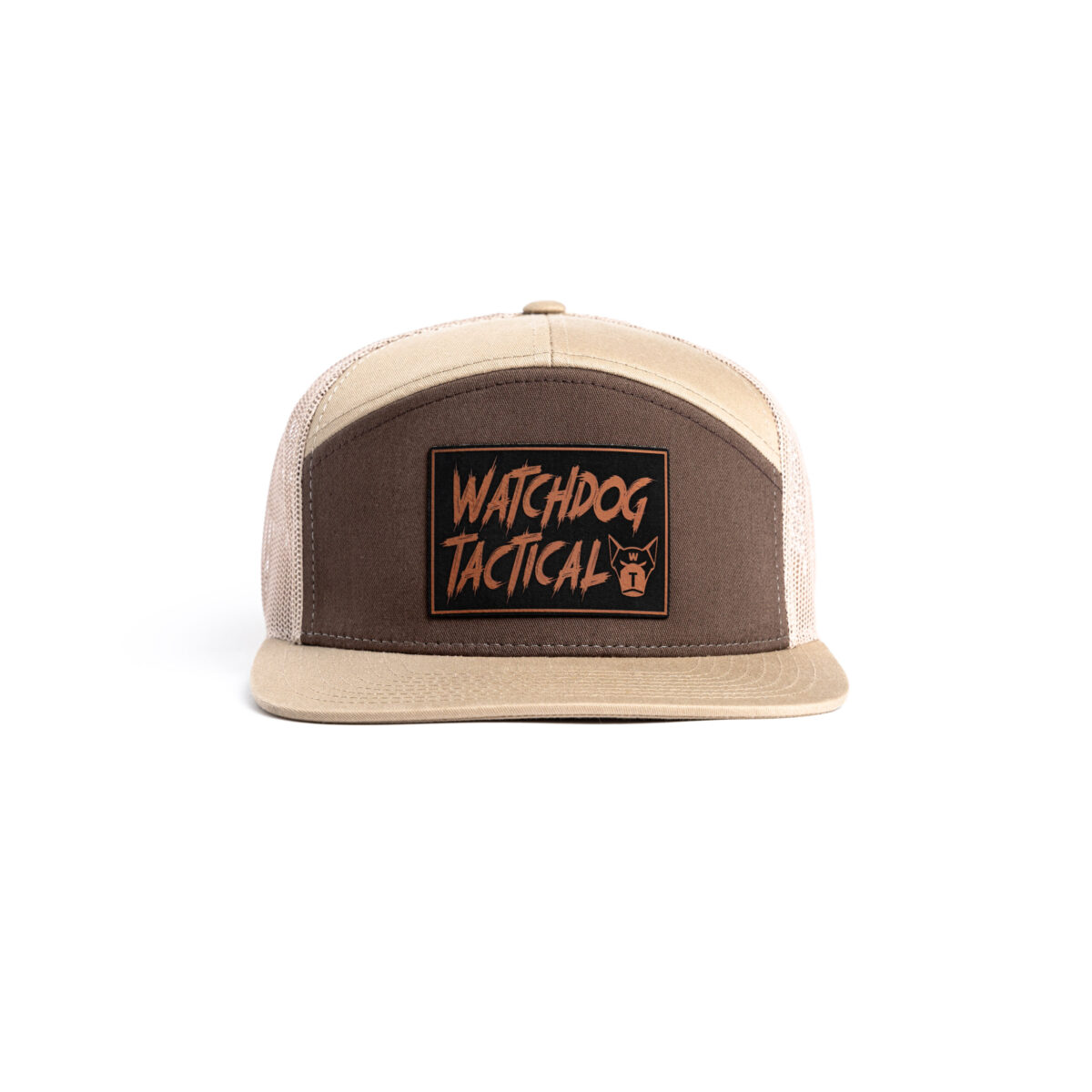 Watchdog Tactical Patch Snapback Hat Tan & Brown 1 Watchdog Tactical Patch Snapback Hat Tan