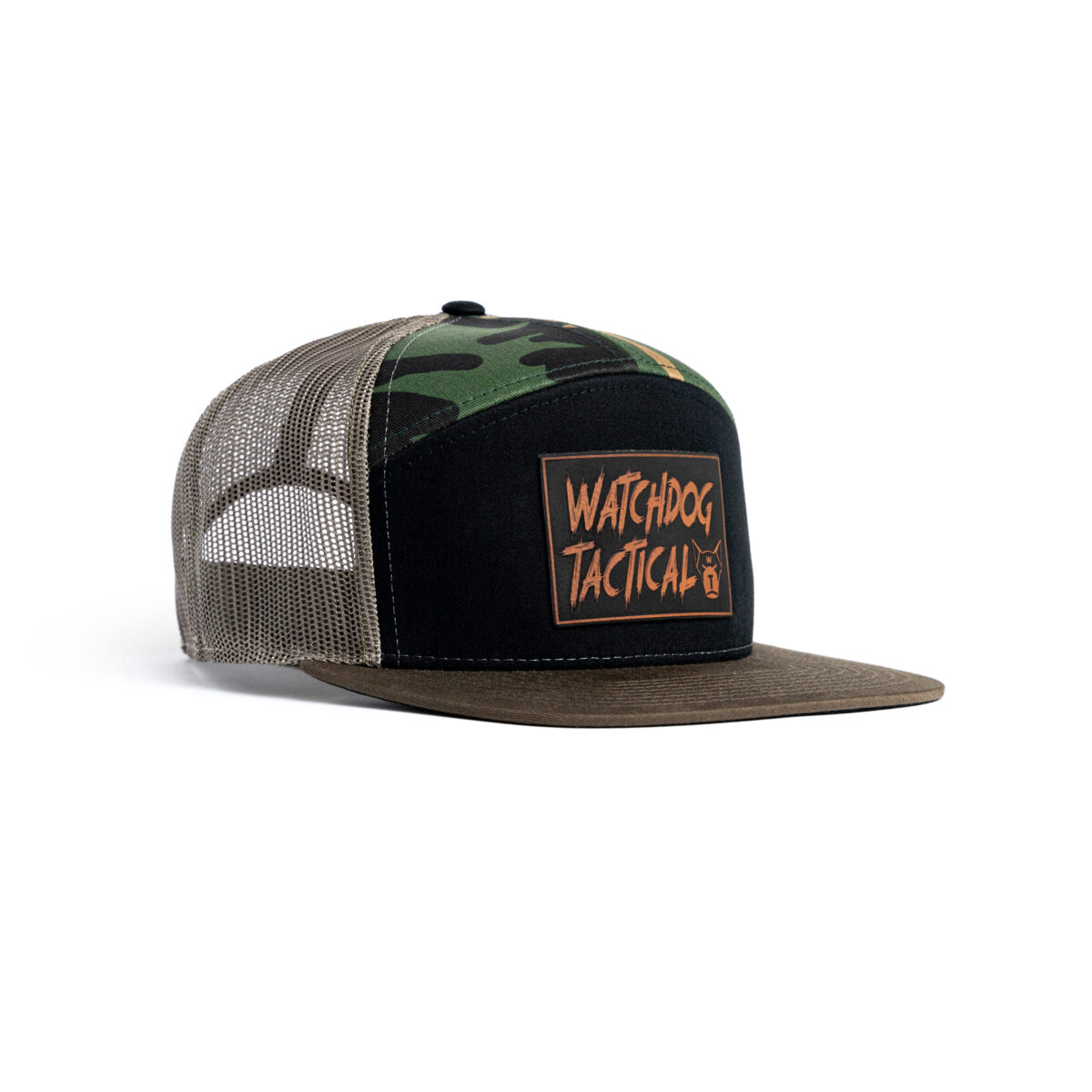 Watchdog Tactical Patch Snapback Hat- Multicam & Black