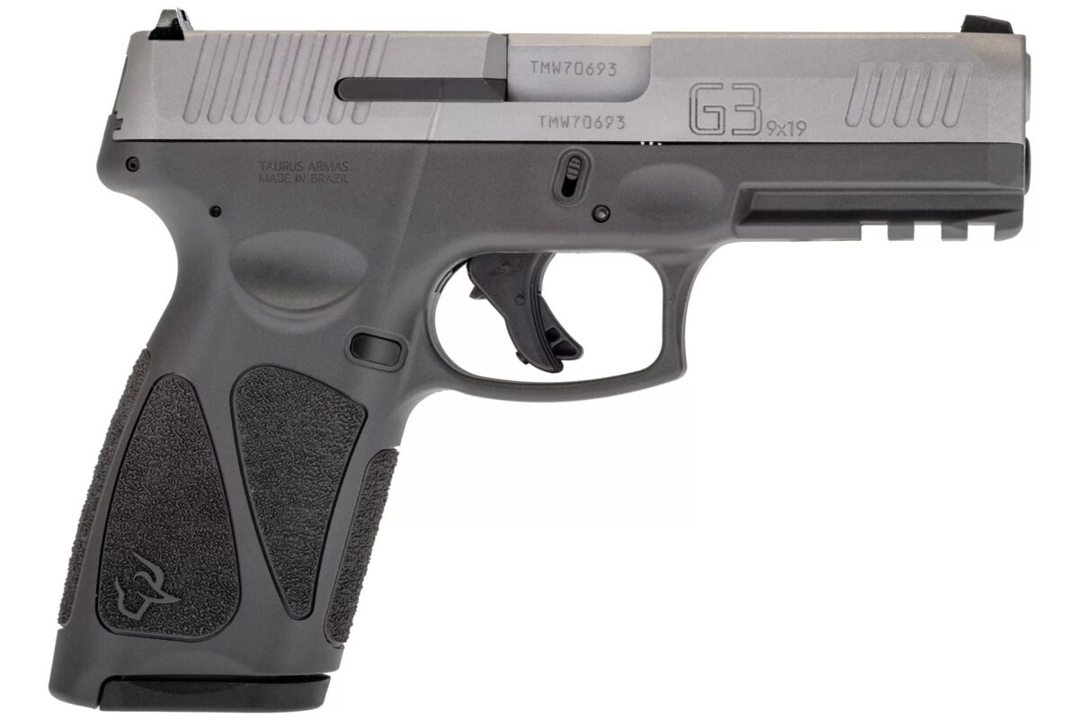Taurus G3 Full Size Pistol - Gray / Stainless | 9mm | 4" Barrel | 15rd 1 1 g3b949g 15