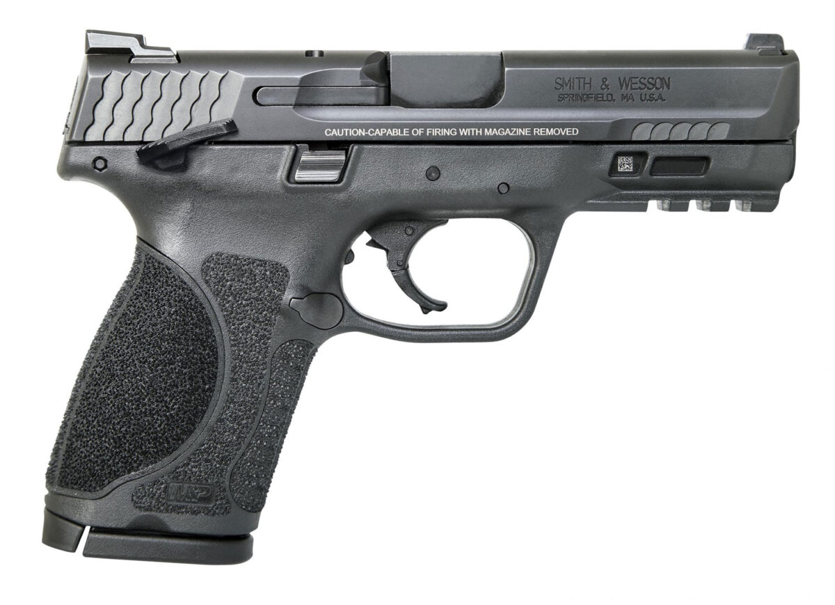 Smith & Wesson LE 11678 M&P 40 M2.0 Compact 40 Smith & Wesson (S&W) Double 4" TS 13+1 Black Interchangeable Backstrap Grip Black Polymer Frame Black Armornite Stainless Steel Slide 1 100720