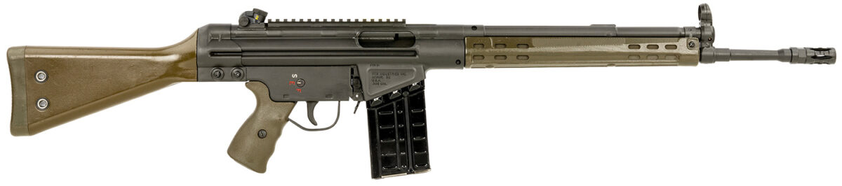 PTR 101 GIR *Reconditioned 308 Win,7.62x51mm NATO 18" 20+1, Black Parkerized Reciever with Scope Mount, Green Synthetic Furniture (Stock May Be Blemished) 1 102283