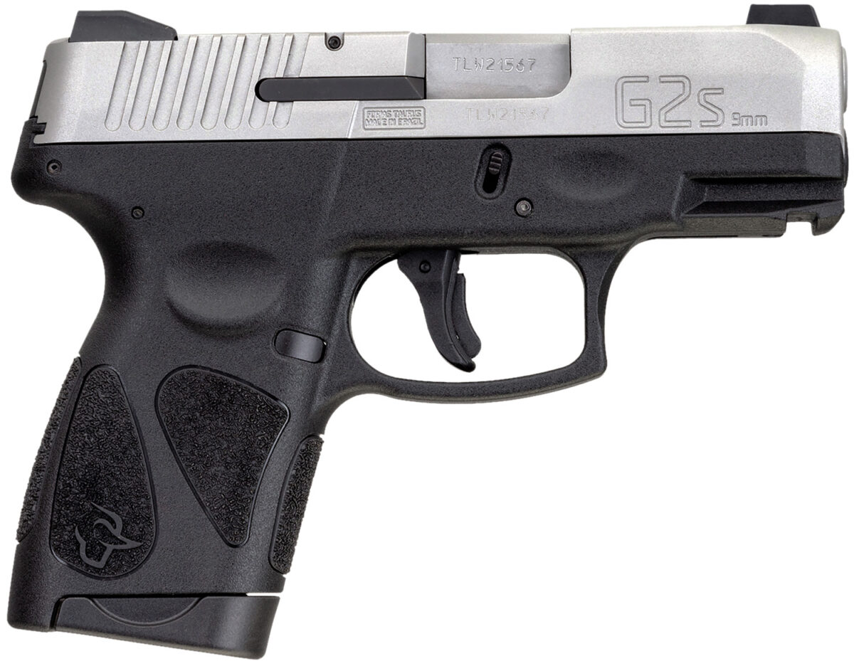 Taurus 1G2S939 G2S Compact Frame 9mm Luger 7+1 3.20" Matte Stainless Steel Barrel, Matte Serrated Stainless Steel Slide, Black Polymer Frame w/Picatinny Rail & Polymer Grip, Right Hand 1 103997