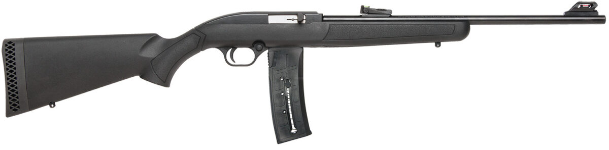 Mossberg 37073 702 Plinkster Full Size 22 LR 25+1 18" Blued Steel Barrel, Blued 3/8" Dovetail Receiver, Black Fixed Synthetic Stock, Right Hand 1 106884