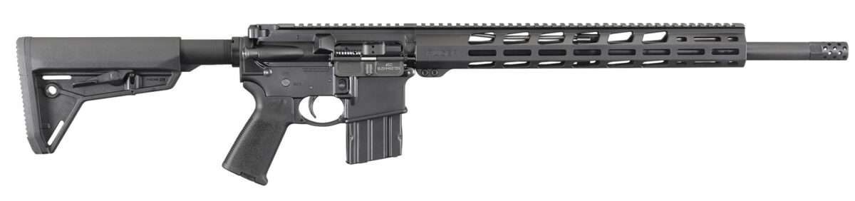 Ruger 8522 AR-556 MPR 450 Bushmaster 18.63" 5+1 Black Hard Coat Anodized Adj Magpul MOE SL Stock 1 106953