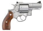 Ruger 5051 Redhawk 357 Mag/38 Special 8rd 2.75" Satin Stainless Steel Barrel, Cylinder & Frame, Hardwood Grip 2 107287