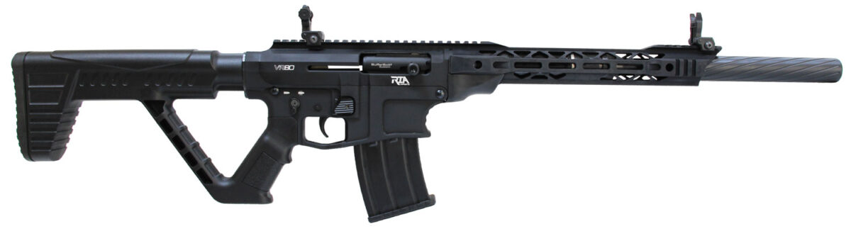 Rock Island VR80 VR80 12 Gauge 3" 20" 5+1 Black Anodized Rec Black Fixed Thumbhole Stock Right Hand 1 108599