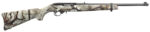 Ruger 31113 10/22 Carbine Full Size 22 LR 10+1 18.50" Satin Black Threaded Barrel, Satin Black Steel Receiver w/Scope Base Adapter, Fixed Go Wild Camo Rock Star Synthetic Stock, Right Hand 2 108620