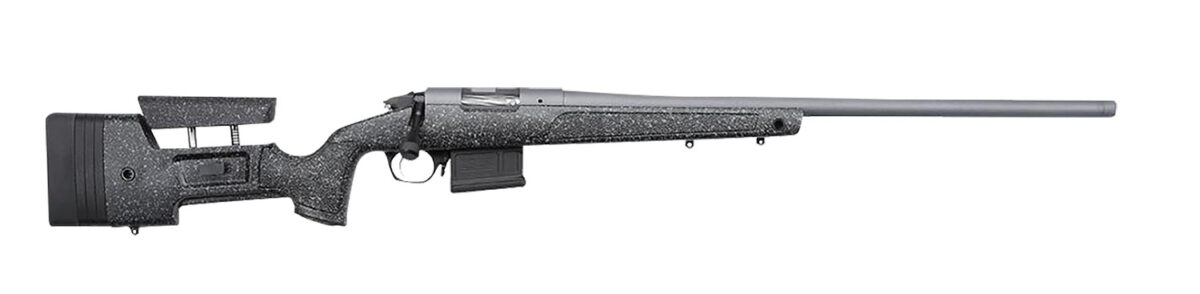 Bergara Rifles BPR2065MCHB Premier HMR Pro 6.5 Creedmoor 5+1 24" Heavy/Threaded Barrel, Tactical Gray Cerakote, Black with Gray Fleck Stock 1 108685