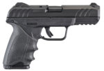 Ruger 3819 Security-9 9mm Luger 4" Barrel 10+1, Black Polymer Frame With Picatinny Acc. Rail, Black Oxide Steel Slide, Hogue Beavertail HandALL Rubber Grip 2 109189