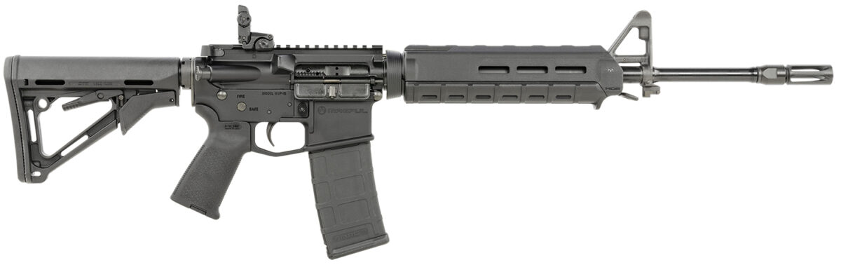 Smith & Wesson LE 311053 M&P15 Magpul MOE Semi-Automatic 223 Remington/5.56 NATO 16" 30+1 Magpul MOE SL Black Stk Black Armornite 1 10954